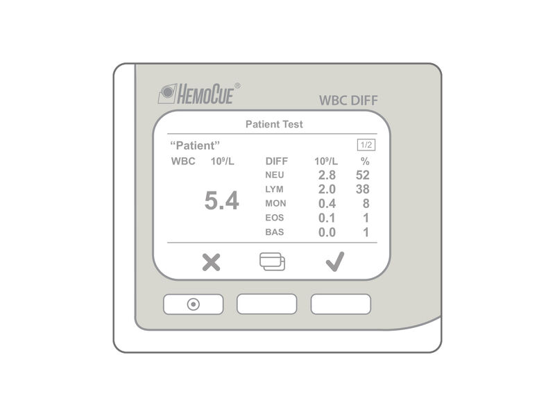 Step 3 - How to use the HemoCue® WBC DIFF System