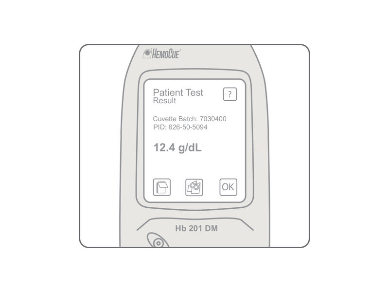 Step 3 - How to use the HemoCue® Hb 201 DM System