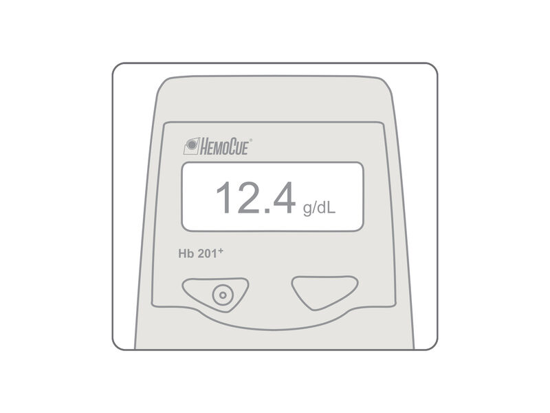 Step 3 - How to use the HemoCue® Hb 201+ System