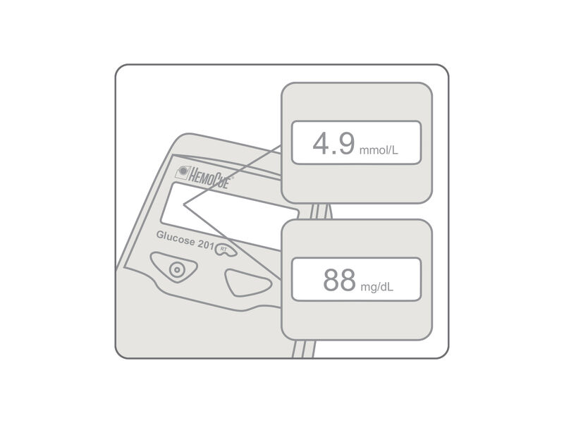 Step 3 - How to use the HemoCue® Glucose 201 RT System