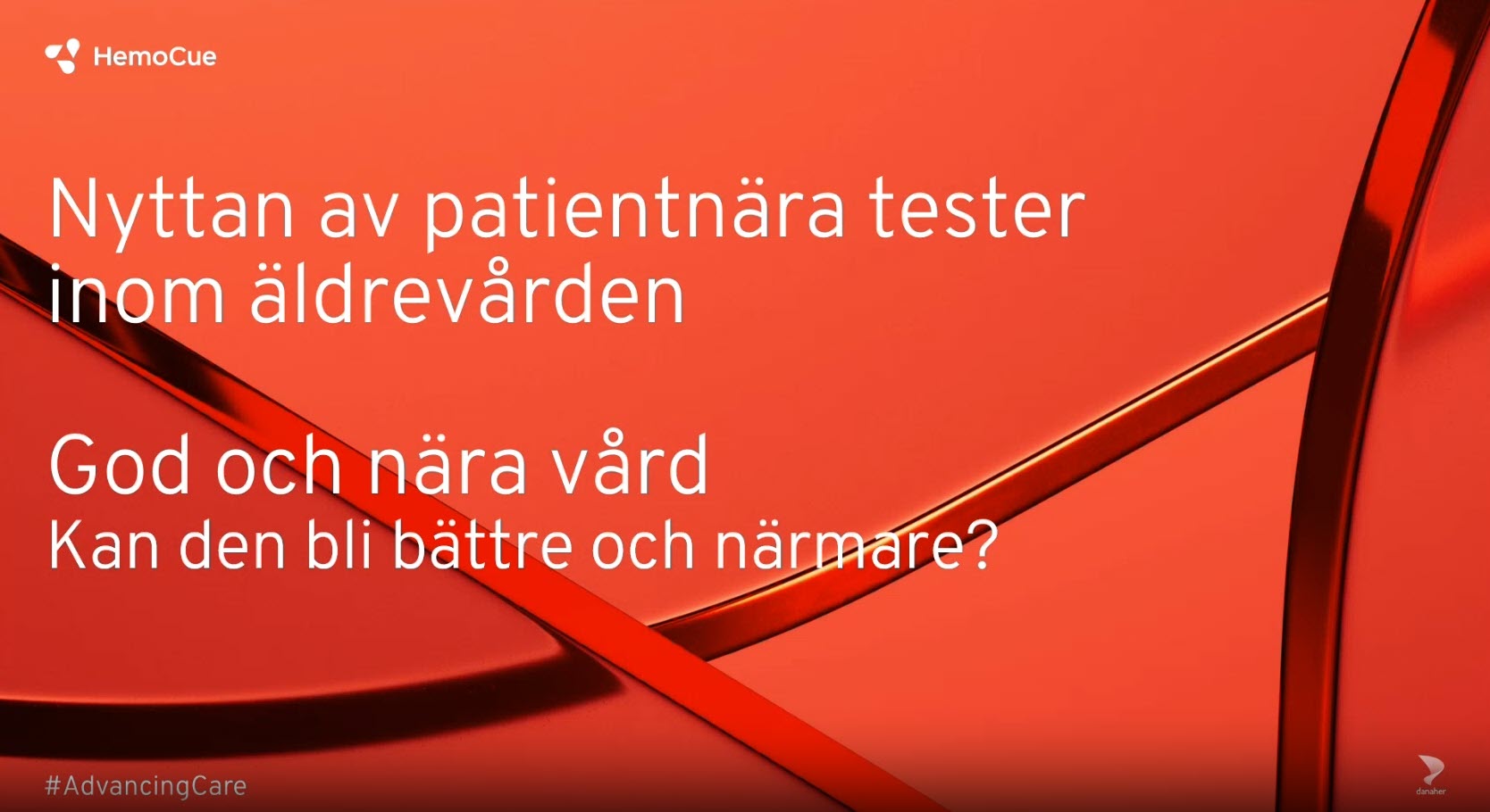 Webinar - patientnära testning äldrevården